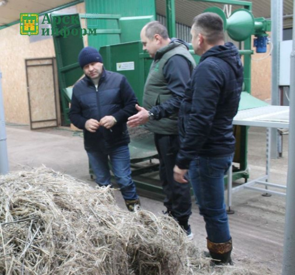 Район башлыгы Түбән Мәтәскәдә киндер эшкәртү цехы төзелешен тикшерде