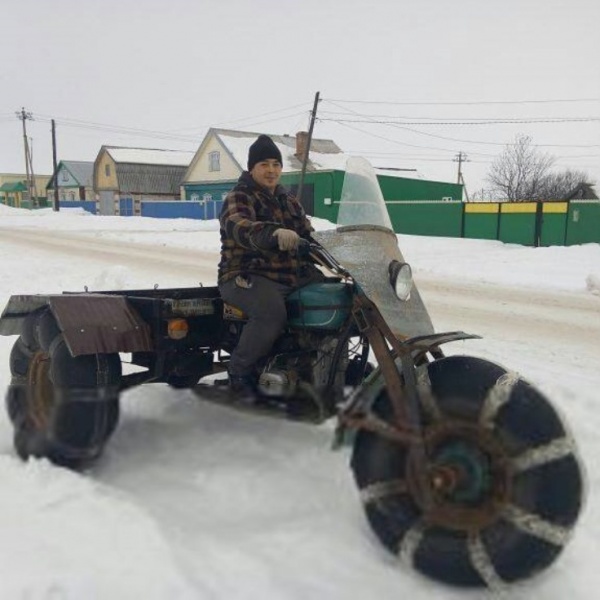 «Кар мотоциклын кызык өчен ясадым»
