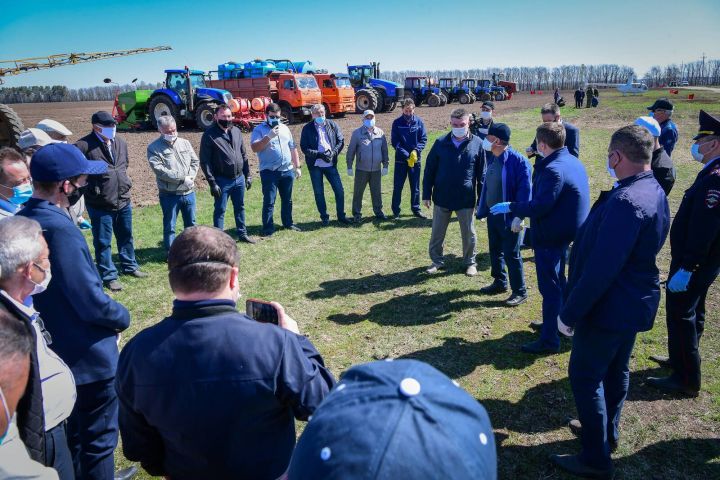 Президент Арча районына килде